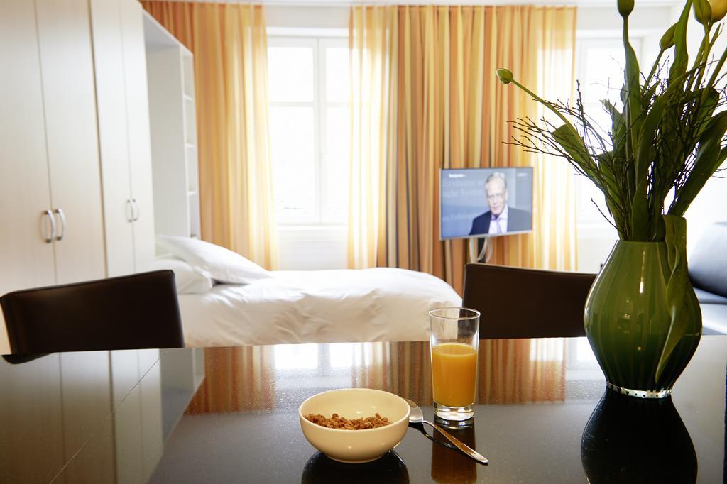 Residence Apartments By Hotel Du Commerce بازل الغرفة الصورة